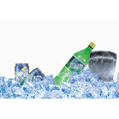 产品实物雪碧饮料