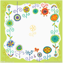 卡通边框