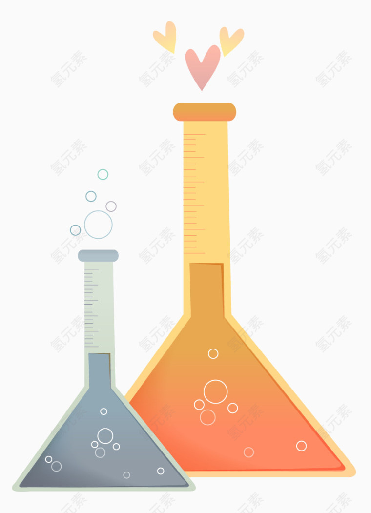 卡通化学试剂瓶