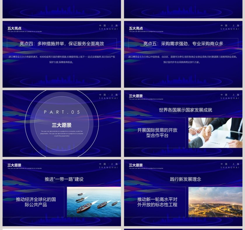 中国国际进口博览会ppt第4张