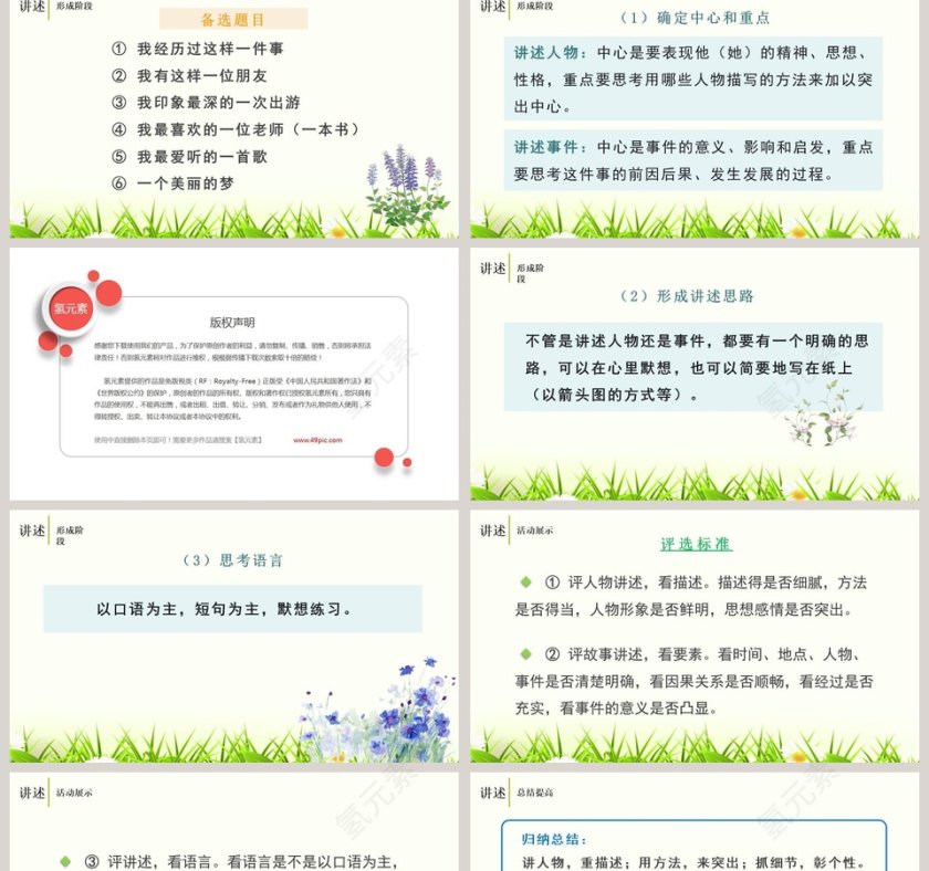 口语交际讲述语文课件PPT第2张