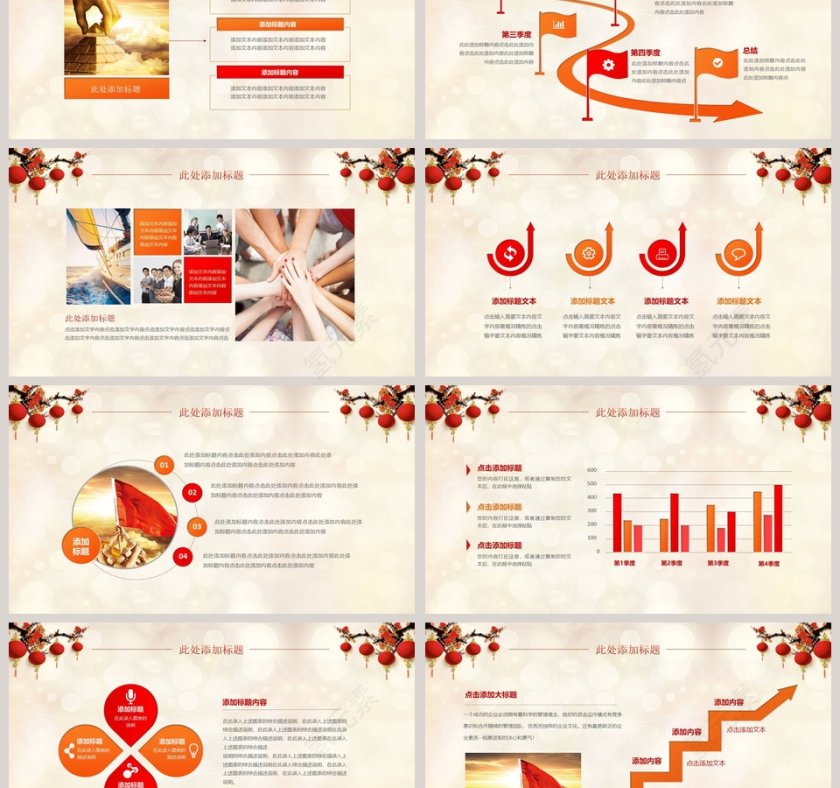 赢战年终总结暨誓师大会PPT模板第3张