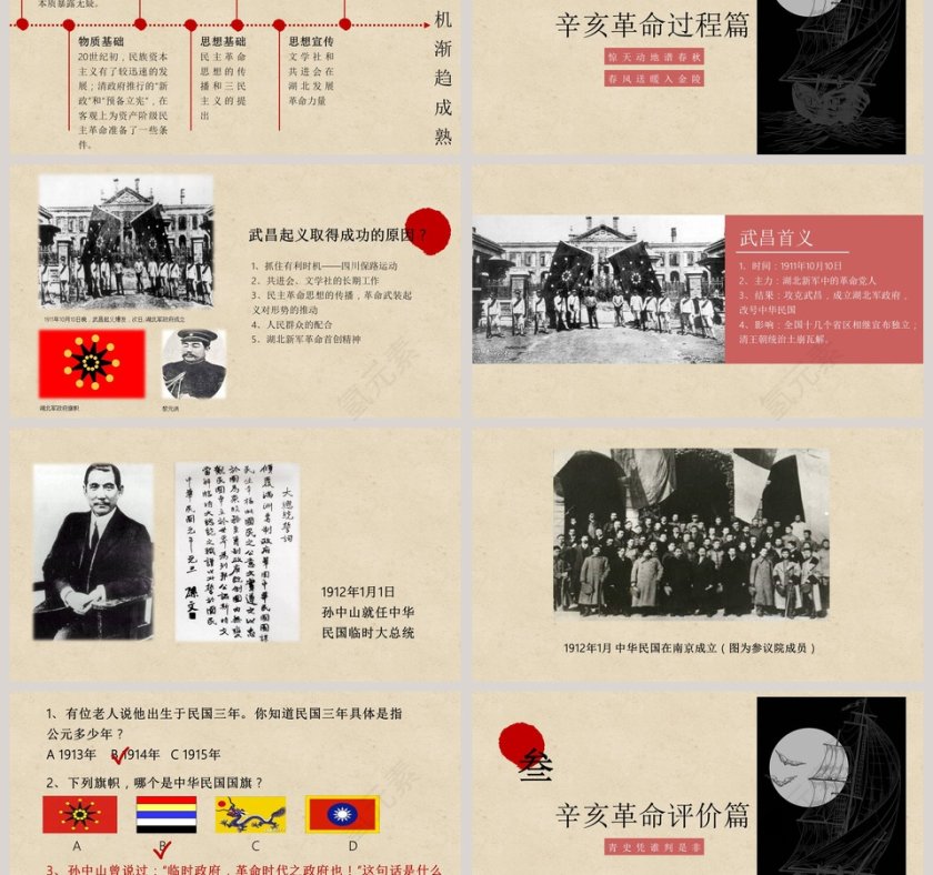 辛亥革命高中历史课件PPT中国历史说课PPT课件第3张