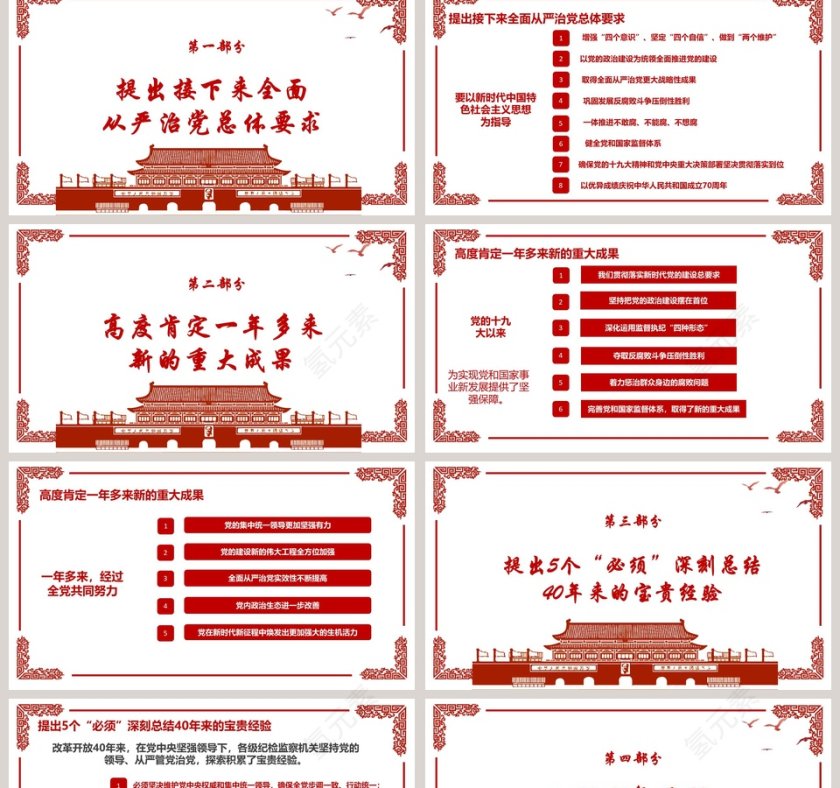 十九届中央纪委三次全会解读PPT第2张