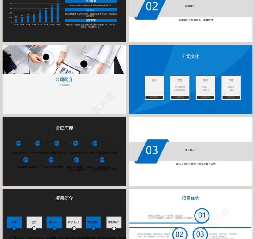 2019全国招商大会PPT模板招商加盟PPT第3张