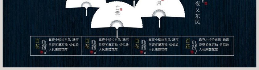 小楼昨夜又东风总结ppt模板商务汇报第5张