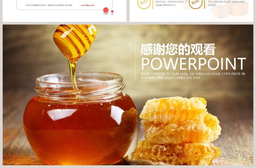 100%纯蜂蜜PPT第7张