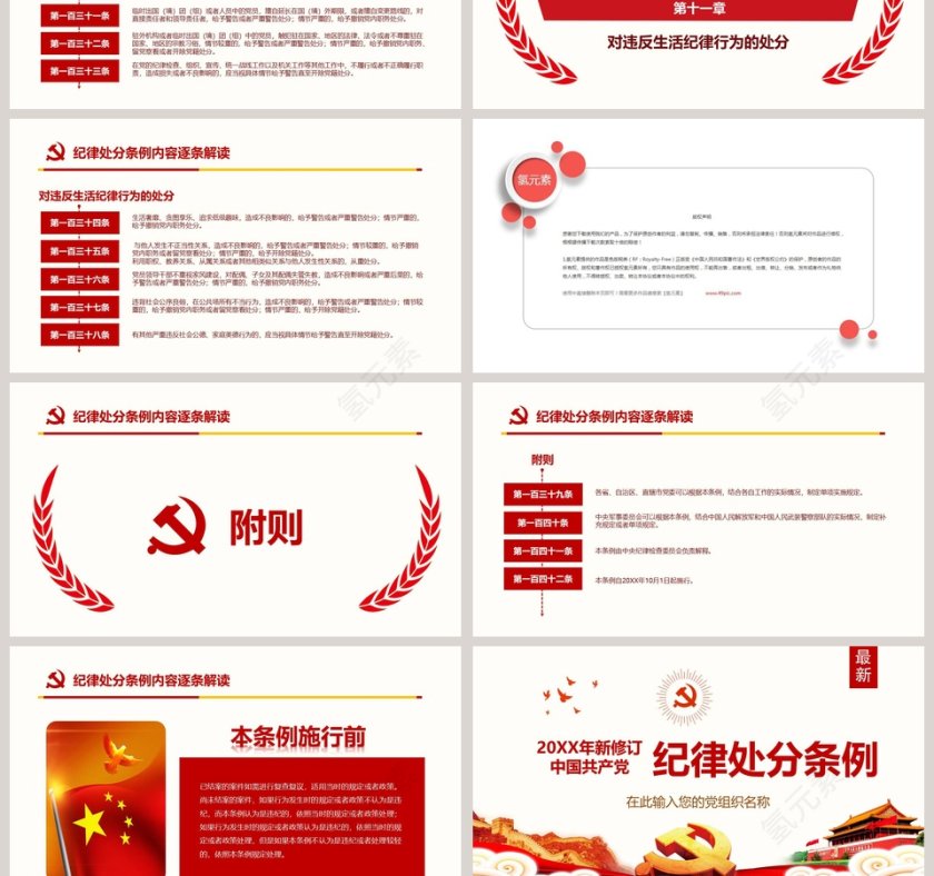 2019年新修订中国共产党纪律处分条例ppt第16张