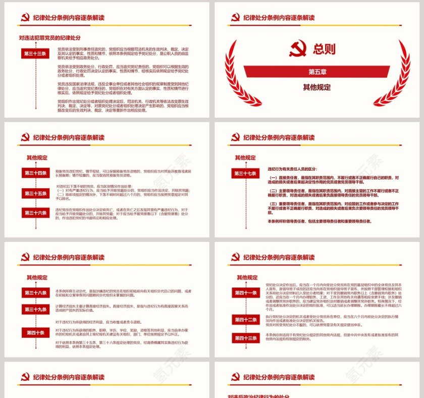 2019年新修订中国共产党纪律处分条例ppt第8张