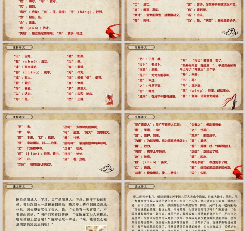 初中语文课件PPT《陈涉世家》  第3张