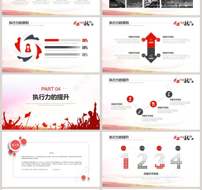 员工执行力培训PPT模板执行力公司培训PPT  第4张