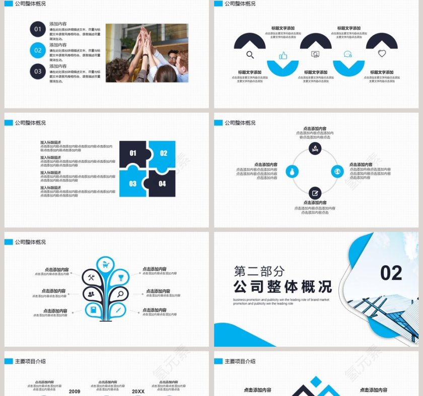 公司招商企业宣传商务合作推广PPT模板第2张
