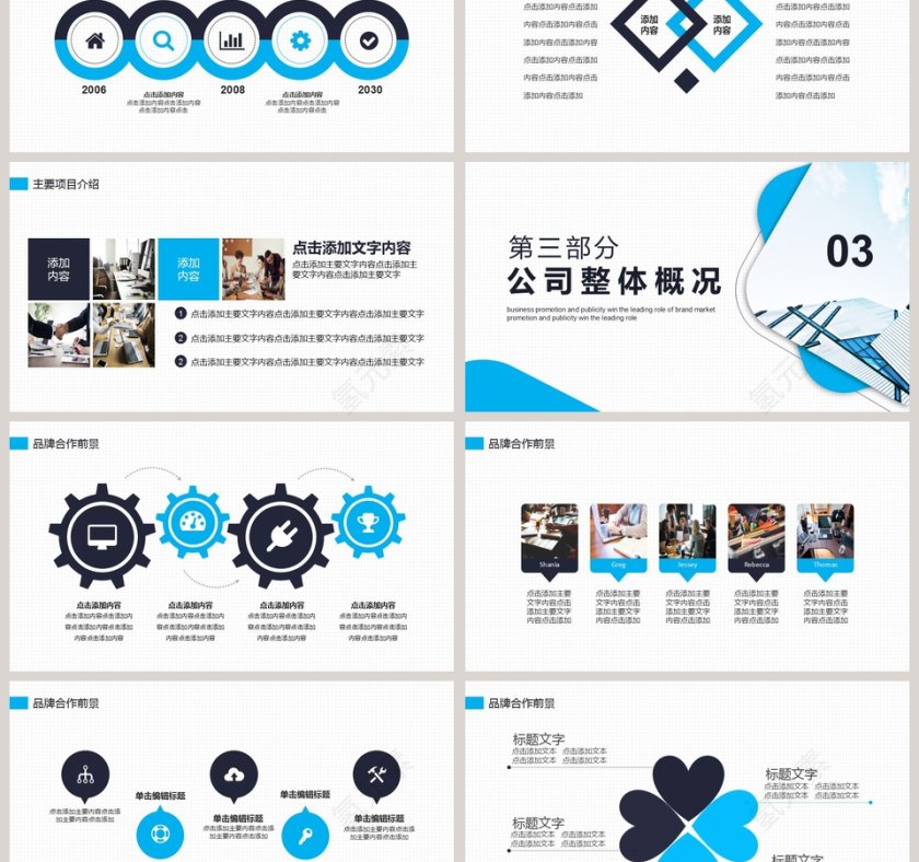 公司招商企业宣传商务合作推广PPT模板第3张