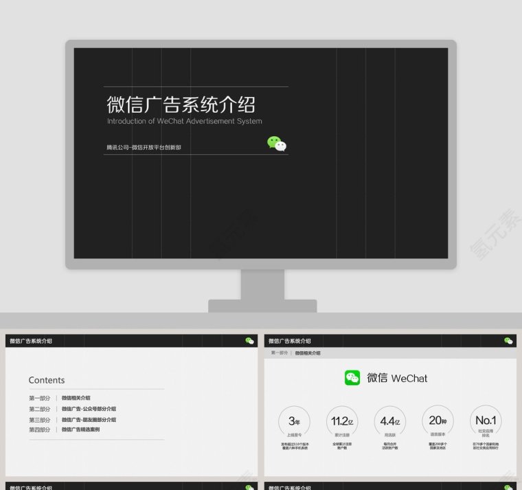 微信广告系统介绍ppt第1张