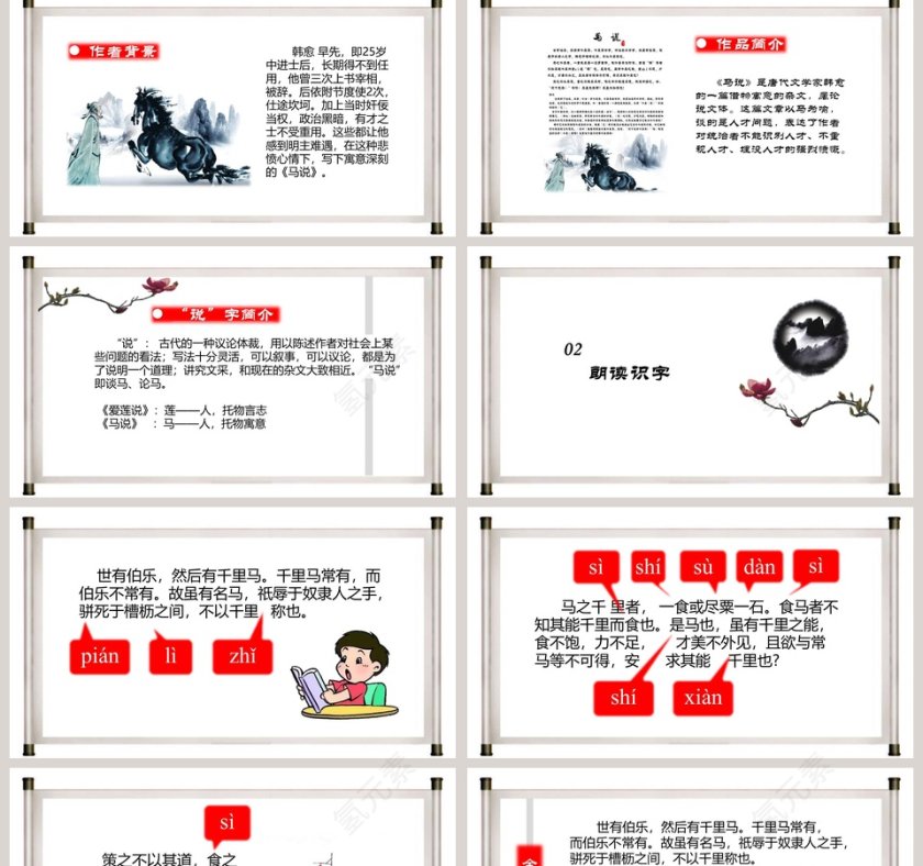 初中语文课件PPT《马说》       第2张