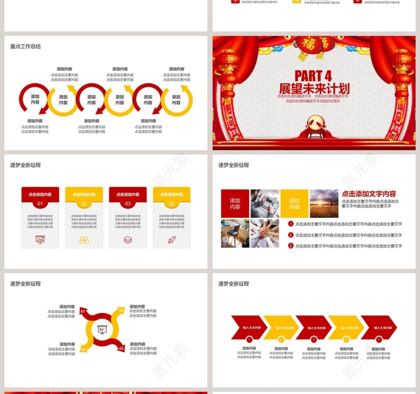 公司颁奖年会总结计划PPT第4张