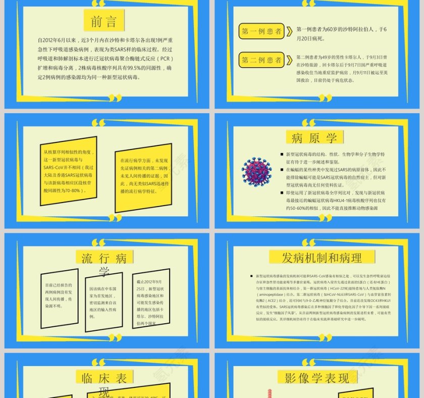 新型冠状病毒感染病例诊疗方案疫情PPT第2张