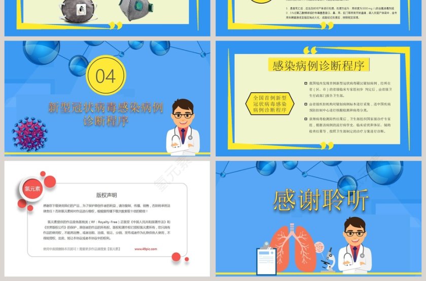 新型冠状病毒感染病例诊疗方案疫情PPT第7张