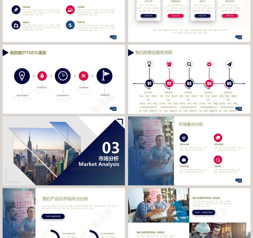 公司企业简介通用模板PPT第3张