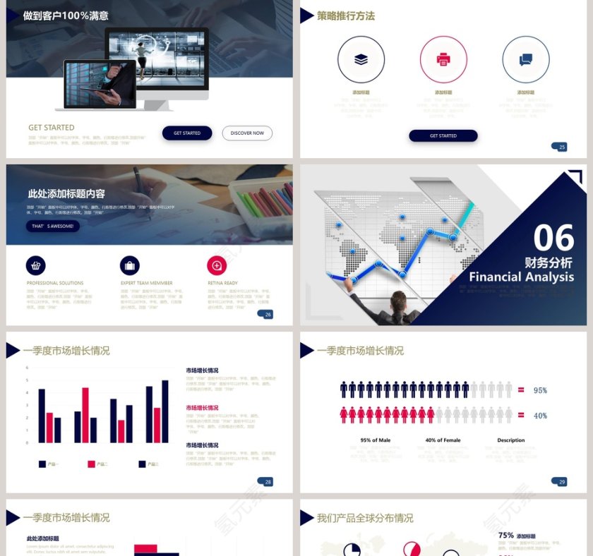 公司企业简介通用模板PPT第5张
