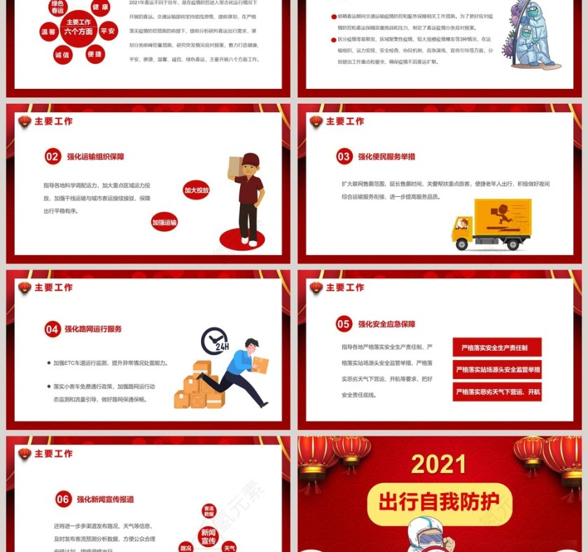 春运疫情防控知识教育宣讲汇报PPT模板第3张