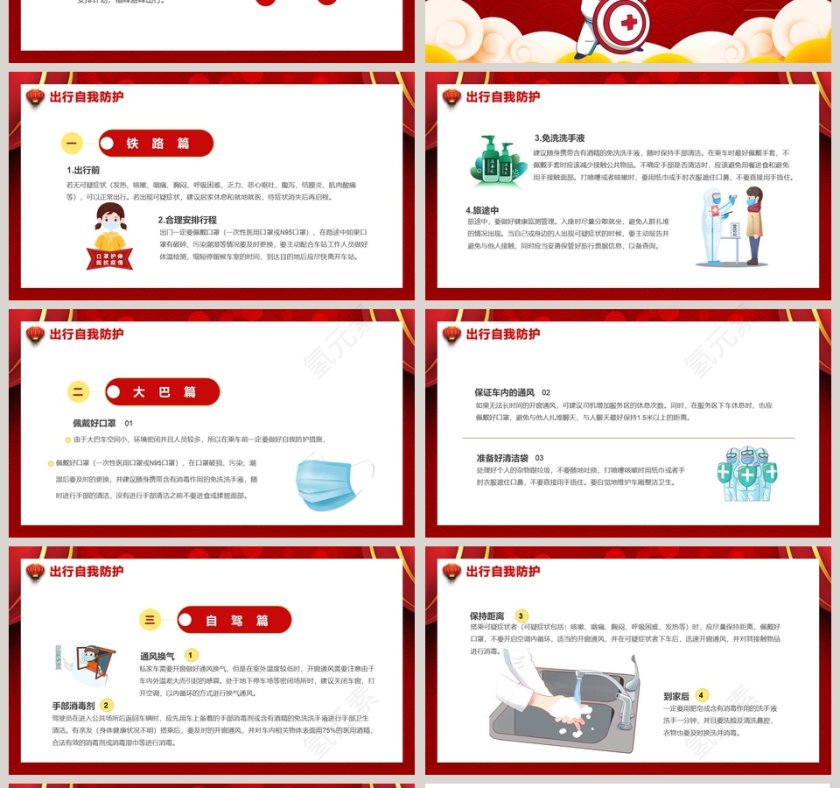 春运疫情防控知识教育宣讲汇报PPT模板第4张