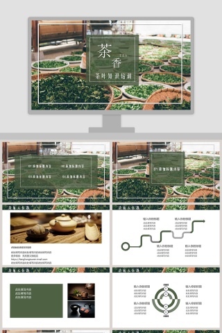 简约茶香茶叶知识培训