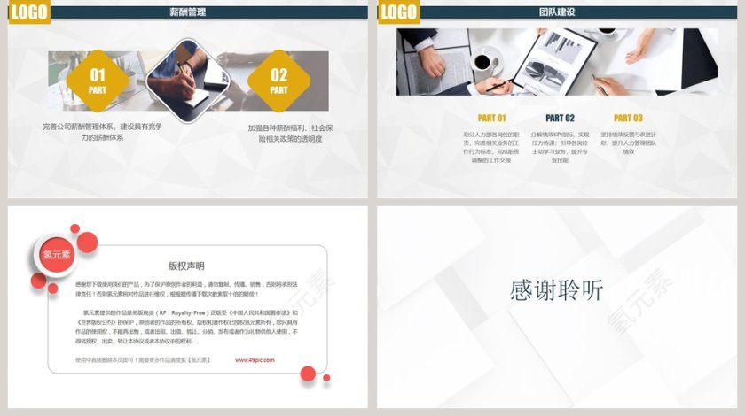 人力资源部工作总结ppt第5张