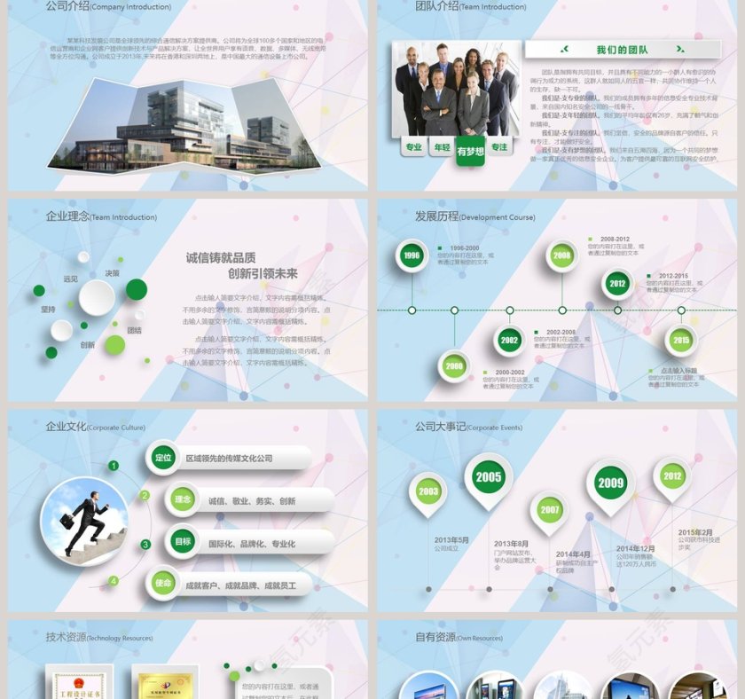 公司介绍产品宣传PPT模板第2张