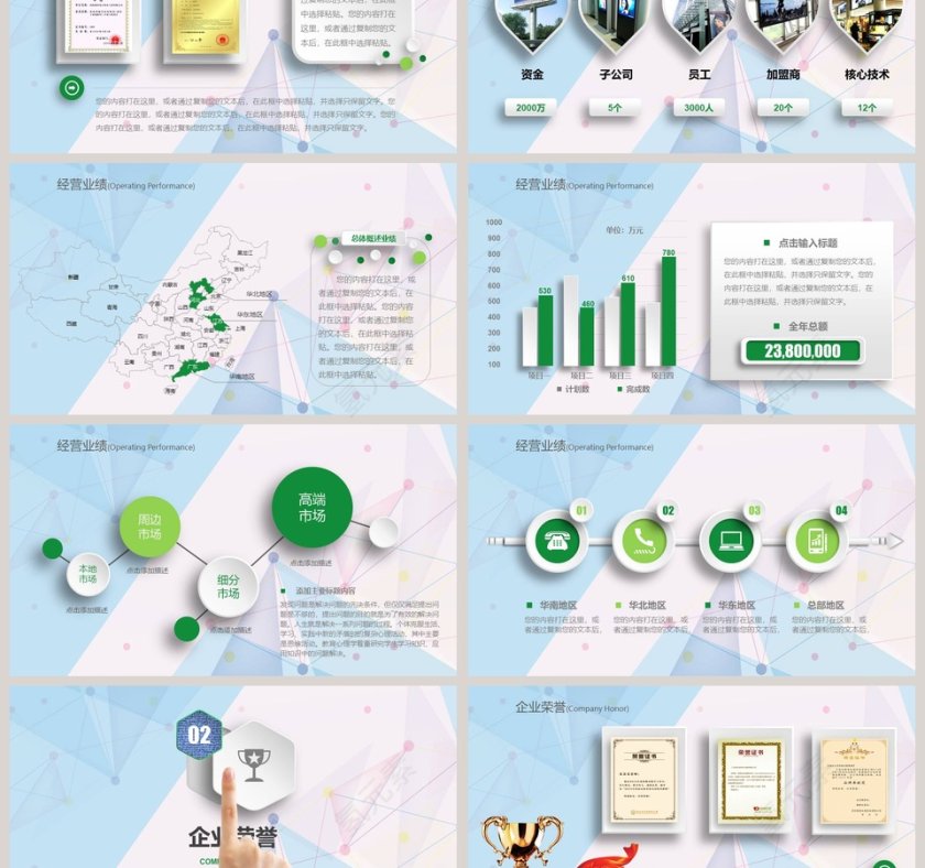 公司介绍产品宣传PPT模板第3张