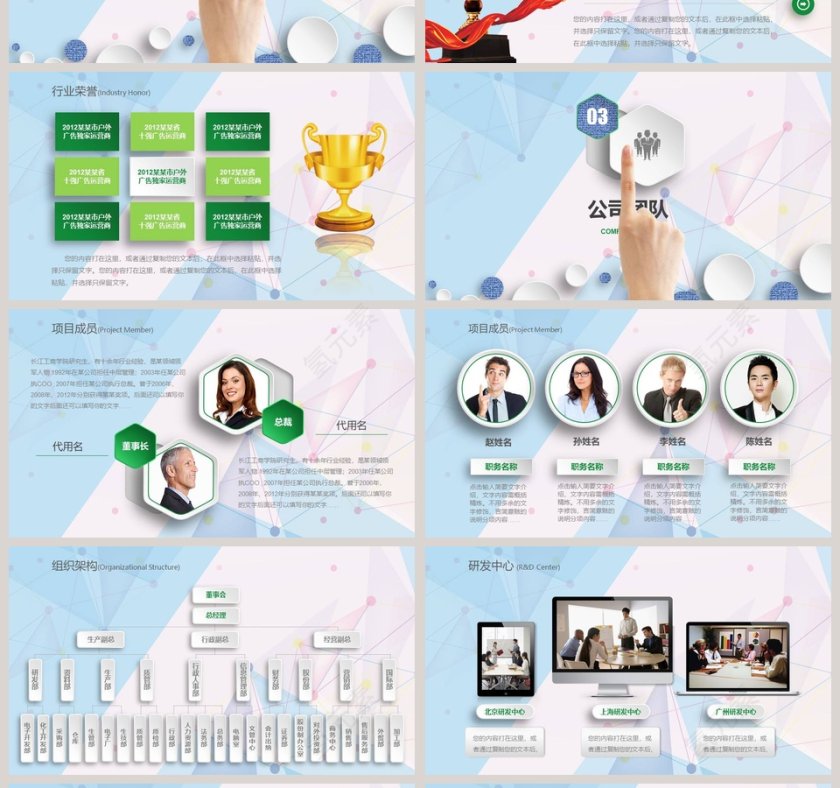 公司介绍产品宣传PPT模板第4张