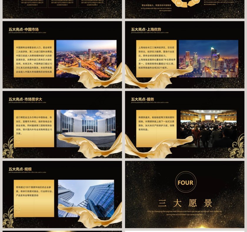 中国国际进口博览会PPT第4张