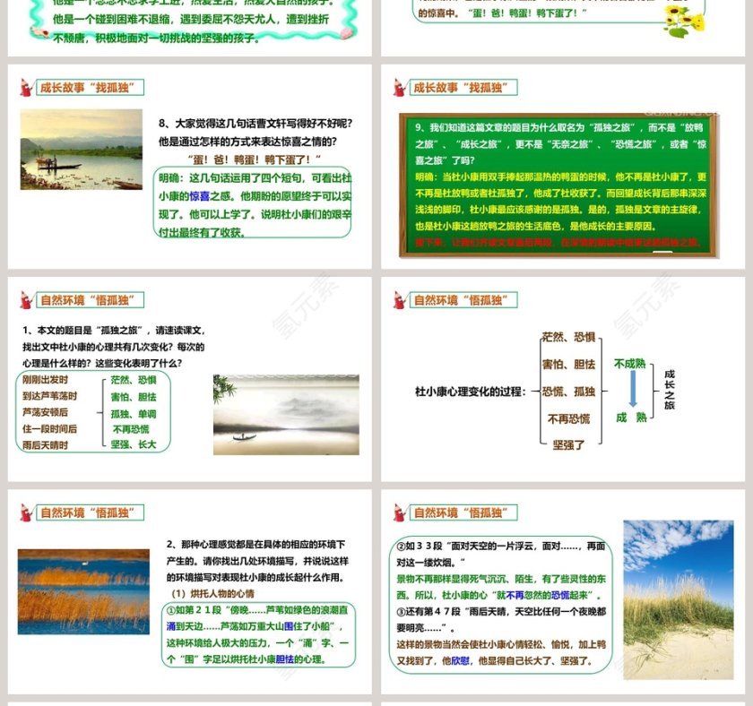 语文部编版九年级上孤独之旅PPT课件第4张