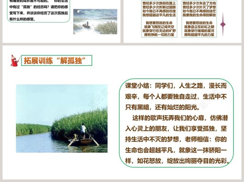 语文部编版九年级上孤独之旅PPT课件第6张