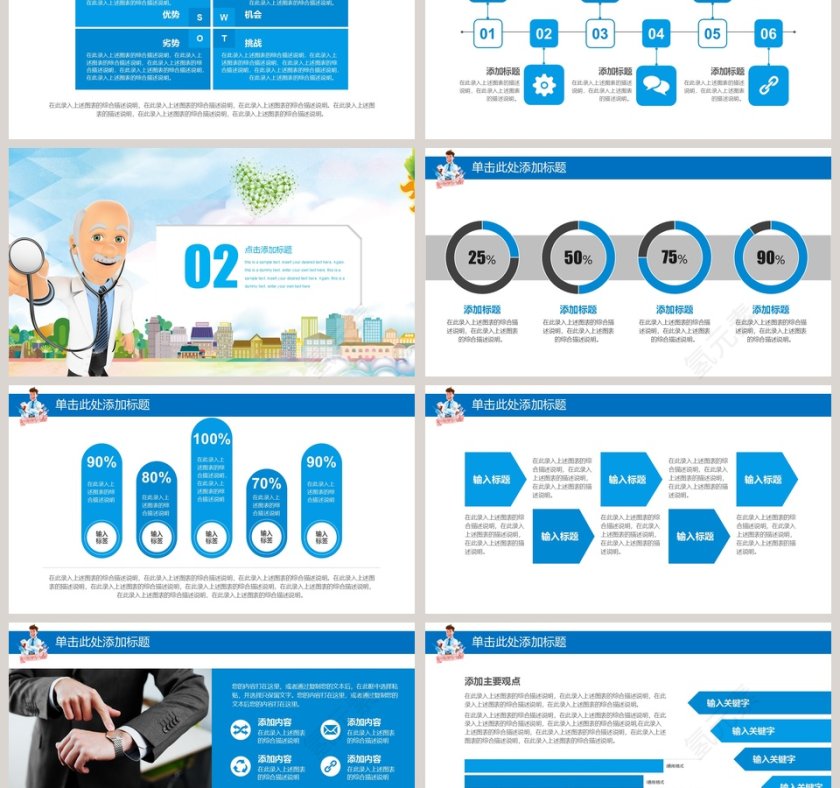 医疗医学医生年终工作总结计划动态ppt第3张