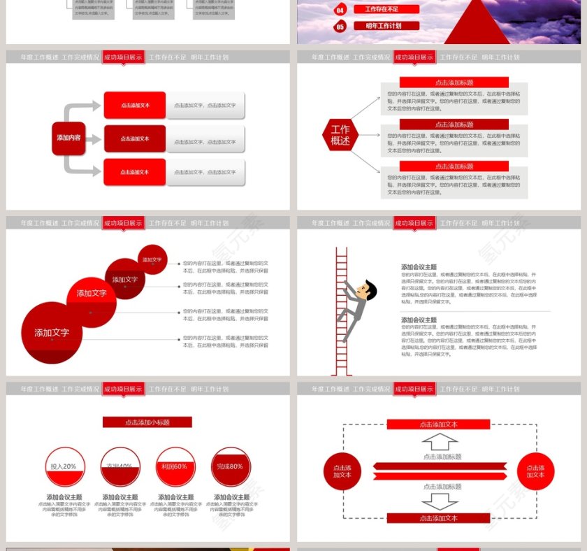 飞机航空工作总结汇报PPT模板第4张