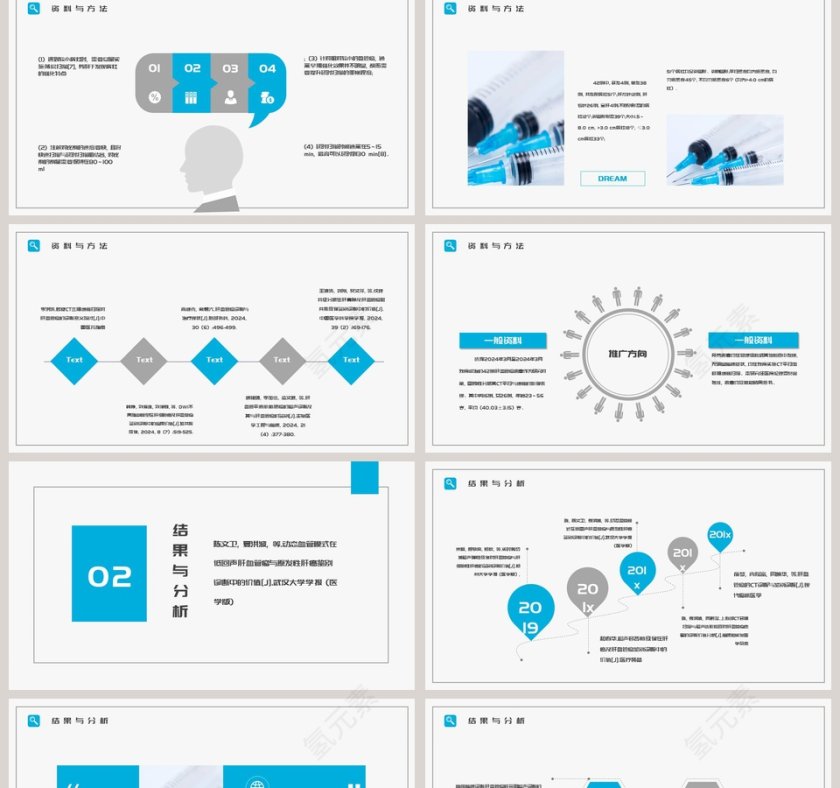 写实风格大学生医学答辩PPT模板第2张