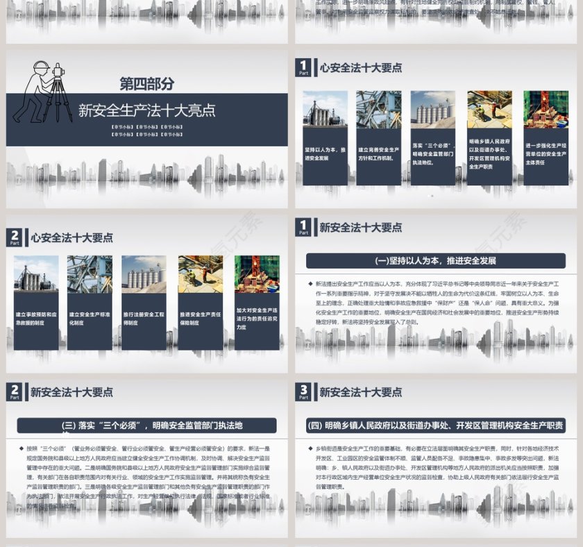 全面落实安全生产PPT模板第4张