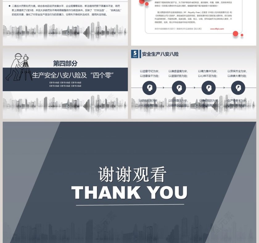 全面落实安全生产PPT模板第6张