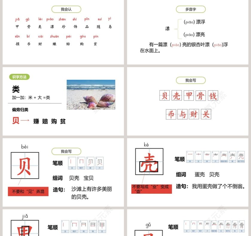 课文解析贝的故事语文课件PPT第2张