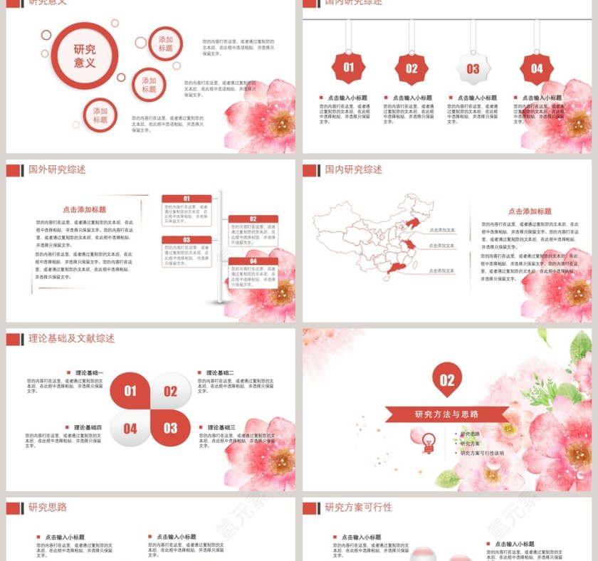 毕业论文答辩PPT模板第2张