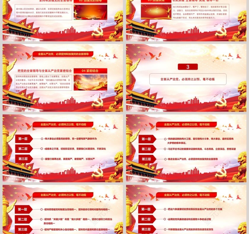 以永远在路上的执着把从严治党引向深入PPT第3张