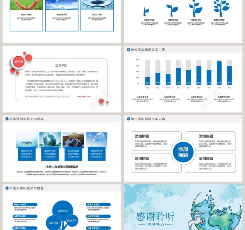 保护地球保护环境保护水资源ppt第6张