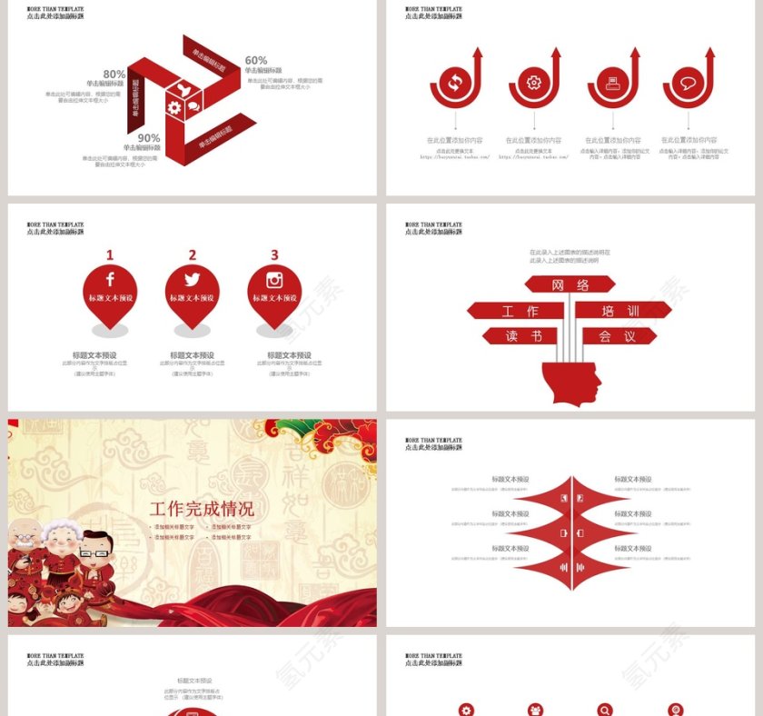 迎战2019年终总结新年计划PPT模板第2张