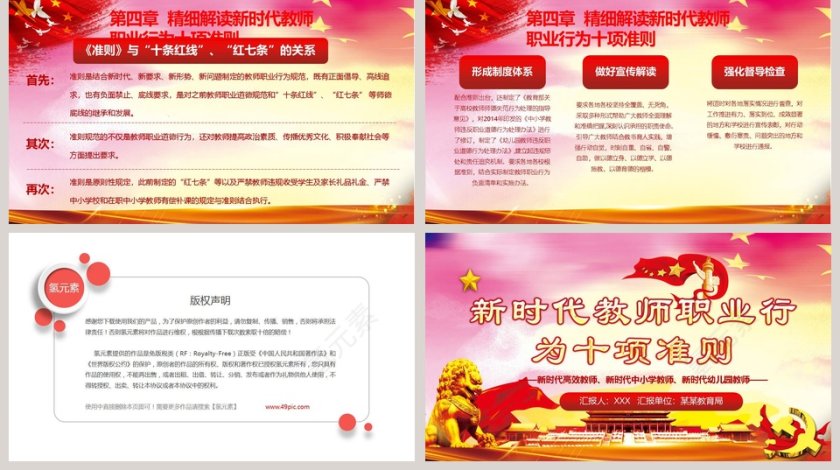 新时代教师职业行为十项准则ppt第5张