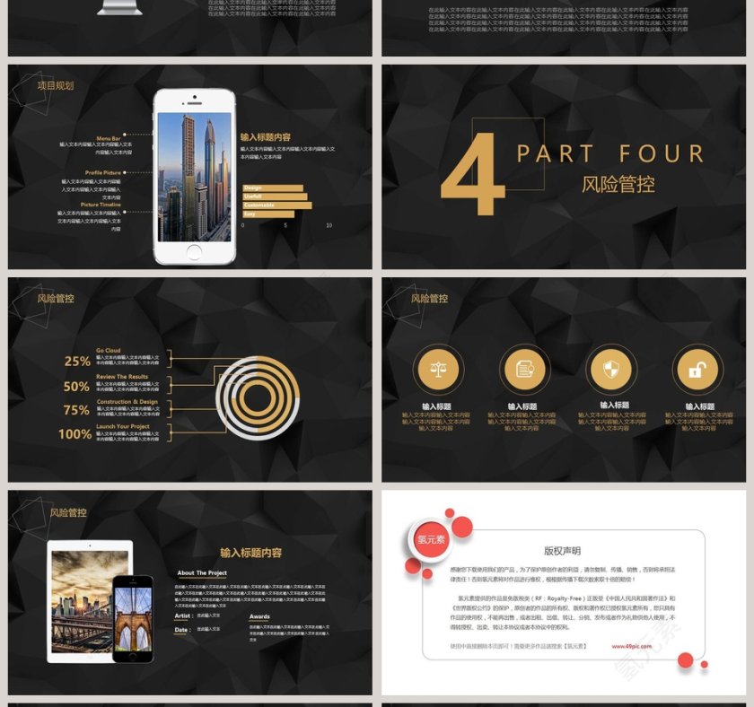 商业项目融资计划书PPT模板第4张