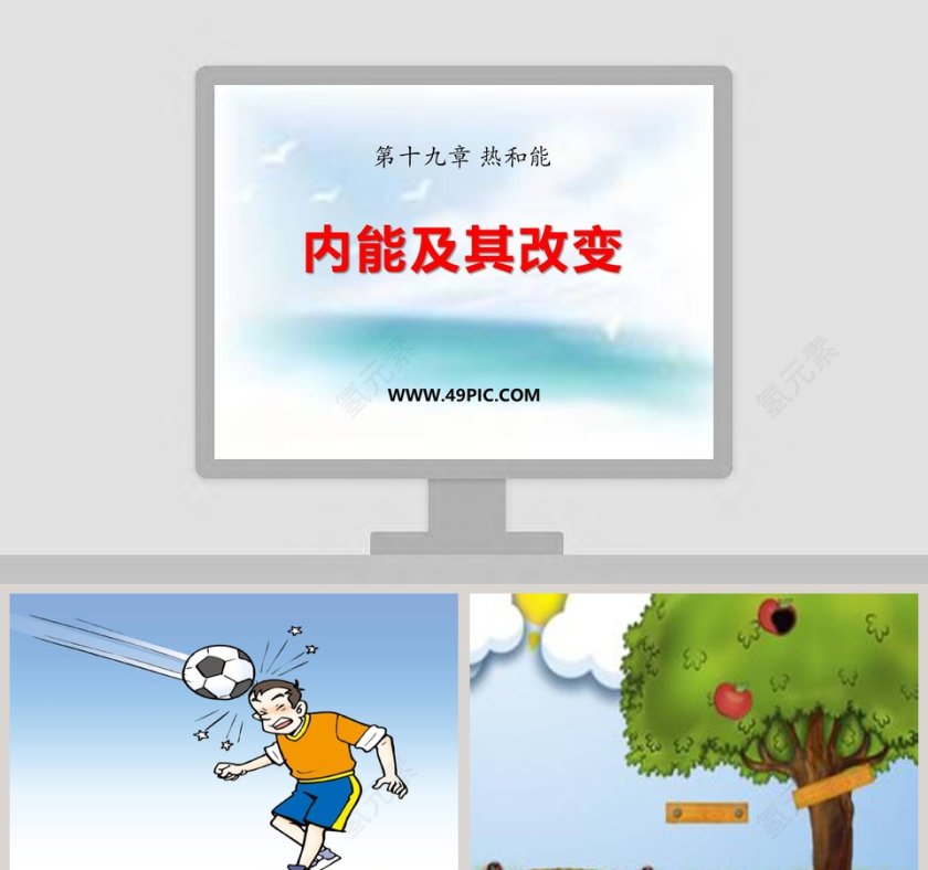 内能及其改变第十九章 热和能 PPT模板第1张