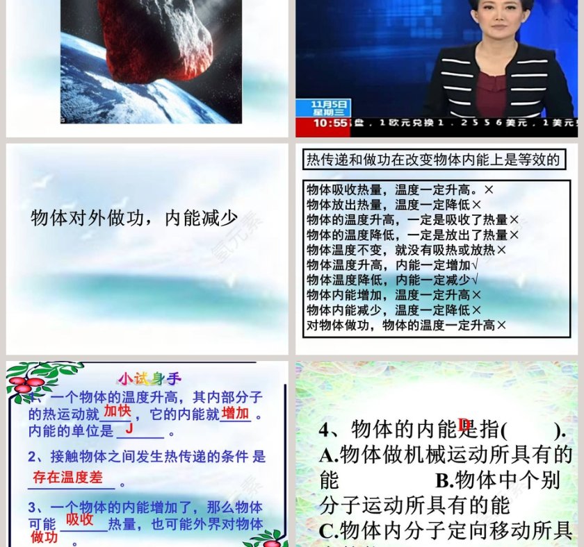 内能及其改变第十九章 热和能 PPT模板第5张