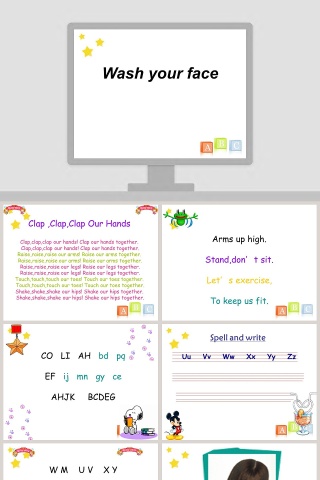 Wash your face教学ppt课件