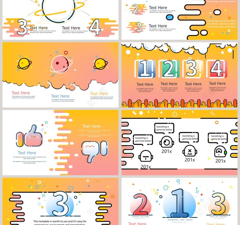 可爱MBE风格ppt第3张